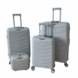 طقم حقائب سفر لون فضي